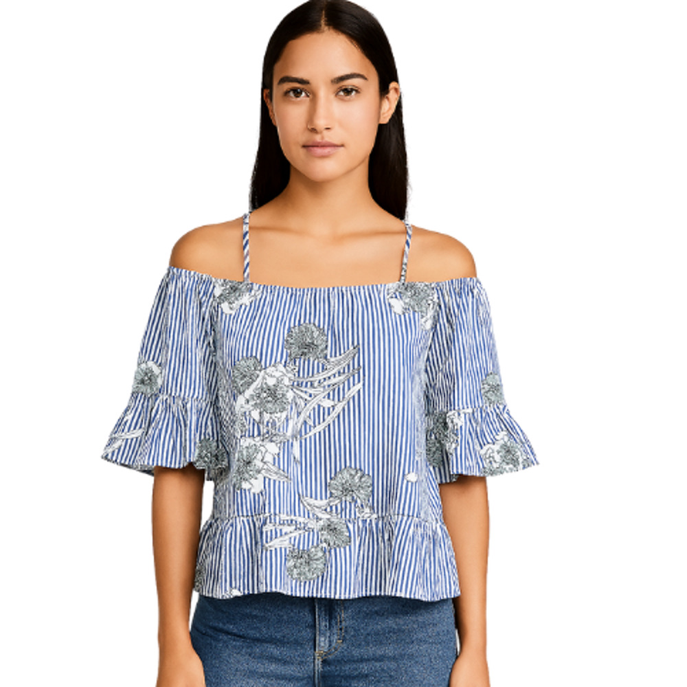 Style Envy Cold Shoulder Floral Top – NWT Size Medium